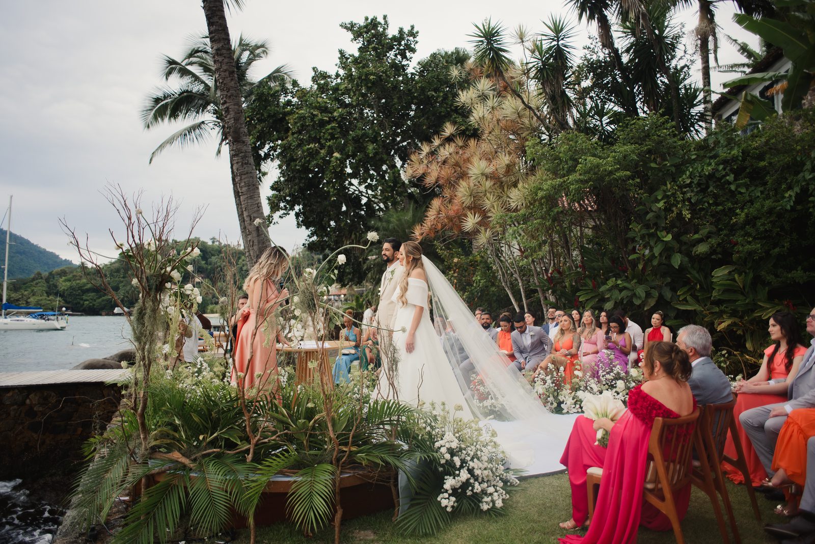 Cerimônia beira-mar